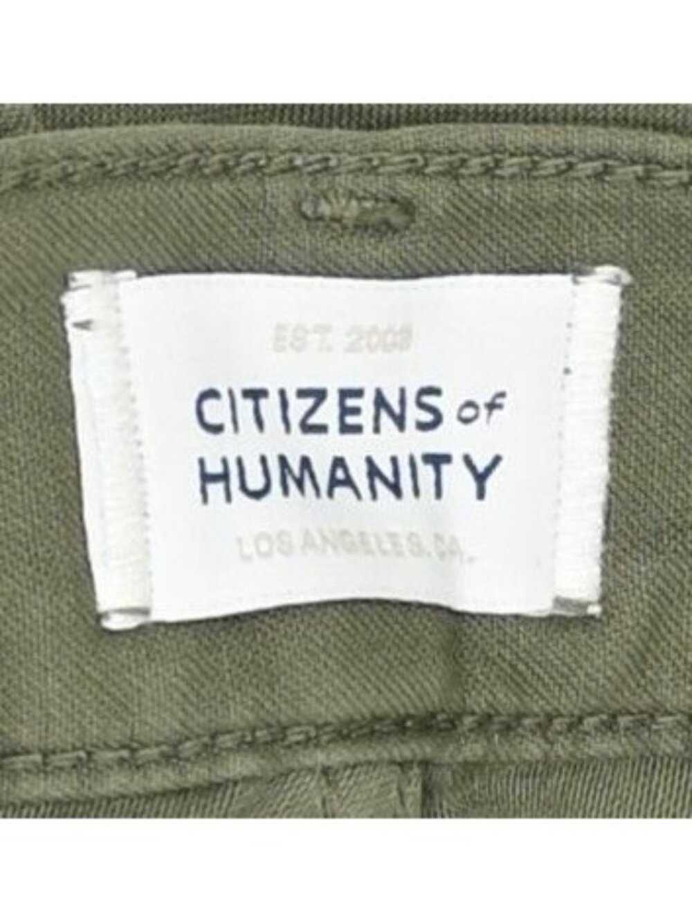 Citizens of Humanity Marcelle Low Slung Easy Cargo Pants in Surplus Green - Picture 2 of 6